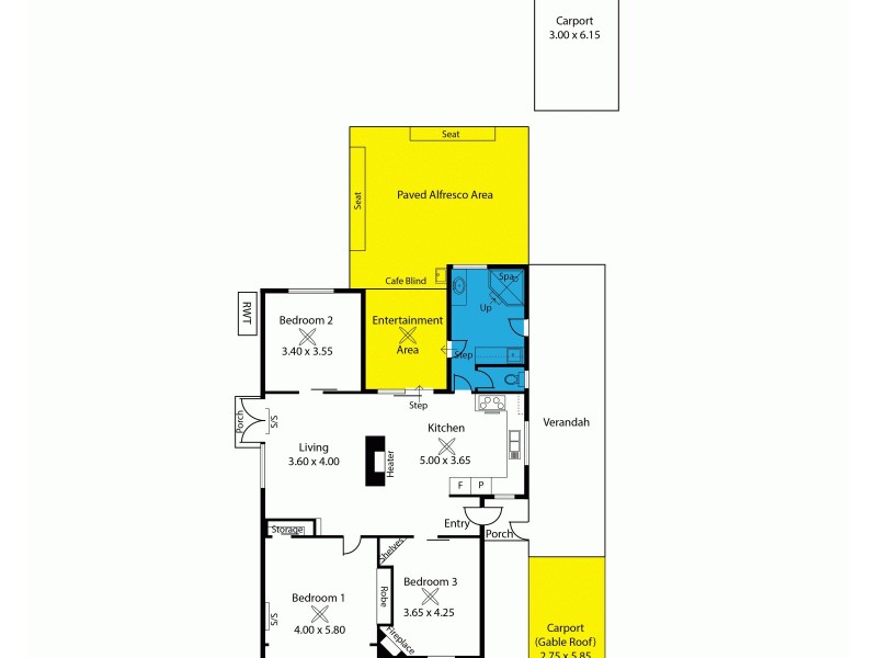 71 Mary Street, Largs Bay SA 5016 Floorplan