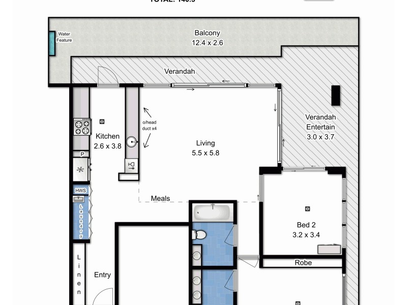 209/16-18 Wirra Drive, New Port SA 5015 Floorplan