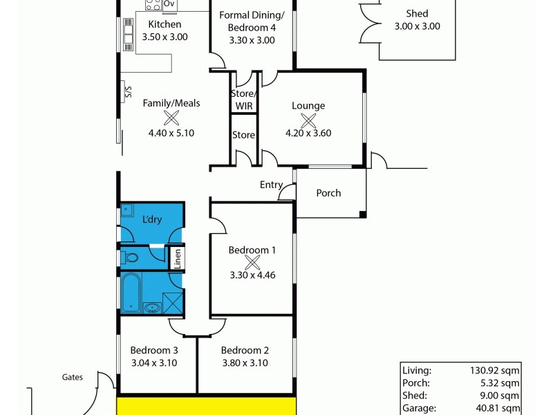 4 Whinnerah Avenue, Aldinga Beach SA 5173 Floorplan