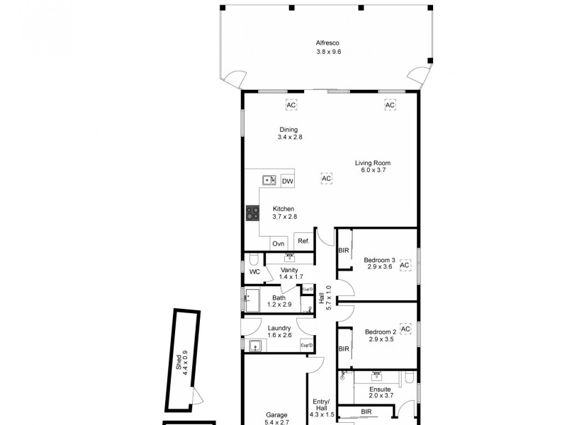 5 Inkster Avenue, Taperoo SA 5017 Floorplan