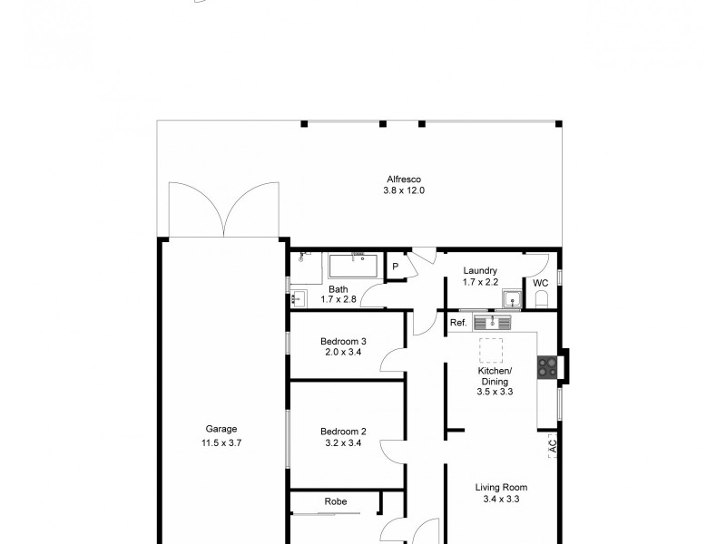 44 Sansom Road, Semaphore Park SA 5019 Floorplan