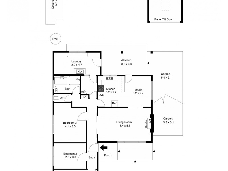 140 Ridley Grove, Woodville Gardens SA 5012 Floorplan