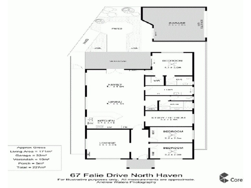 67 Falie Drive, North Haven SA 5018 Floorplan