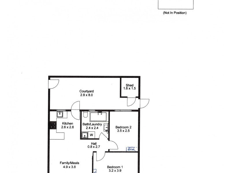 3/9 Bartlett Terrace, Semaphore Park SA 5019 Floorplan