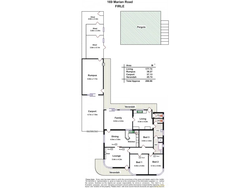 169 Marian Road, Firle SA 5070 Floorplan