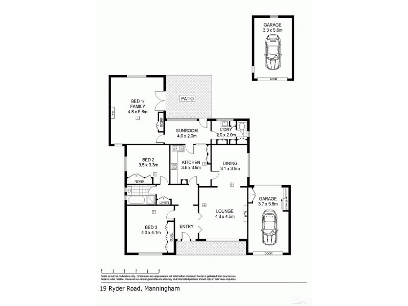 19 Ryder Road, Manningham SA 5086 Floorplan