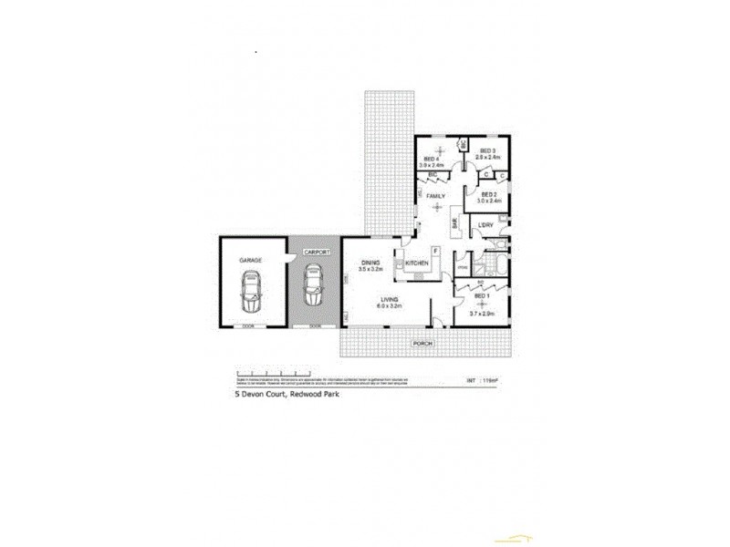 5 Devon Court, Redwood Park SA 5097 Floorplan