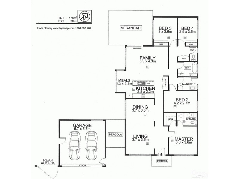 3 Greenfinch Court, Wynn Vale SA 5127 Floorplan