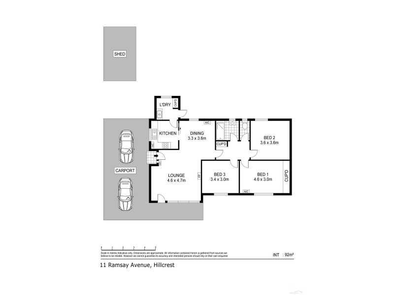 11  Ramsay Avenue, Hillcrest SA 5086 Floorplan