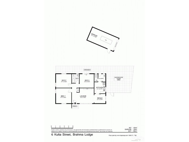 6 Kulta St, Brahma Lodge SA 5109 Floorplan