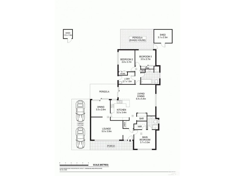 13 Dearman Avenue, Redwood Park SA 5097 Floorplan