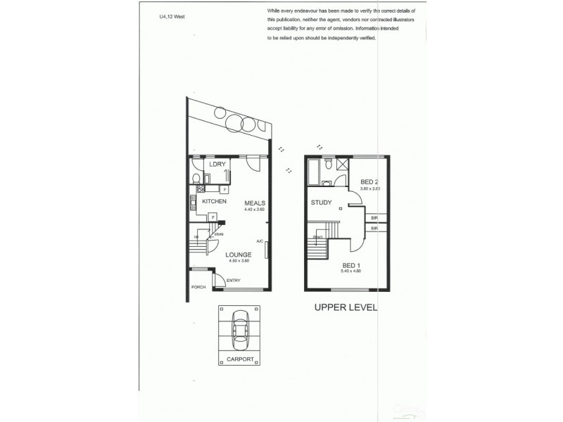 4/12 West Street, Hectorville SA 5073 Floorplan