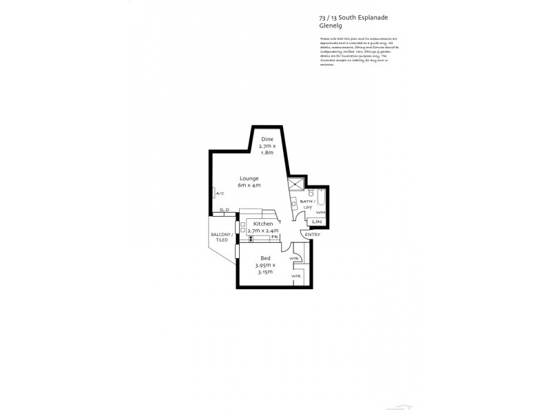 73/13 South Esplanade, Glenelg SA 5045 Floorplan
