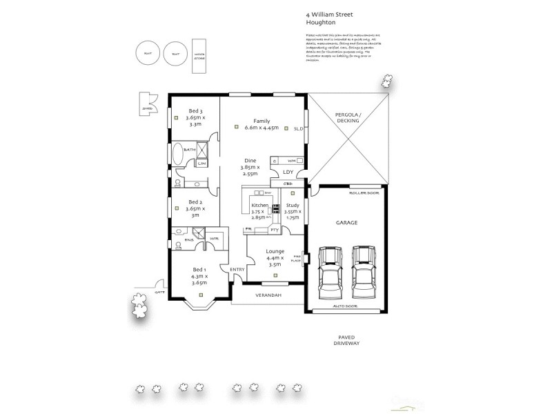 4 William Street, Houghton SA 5131 Floorplan