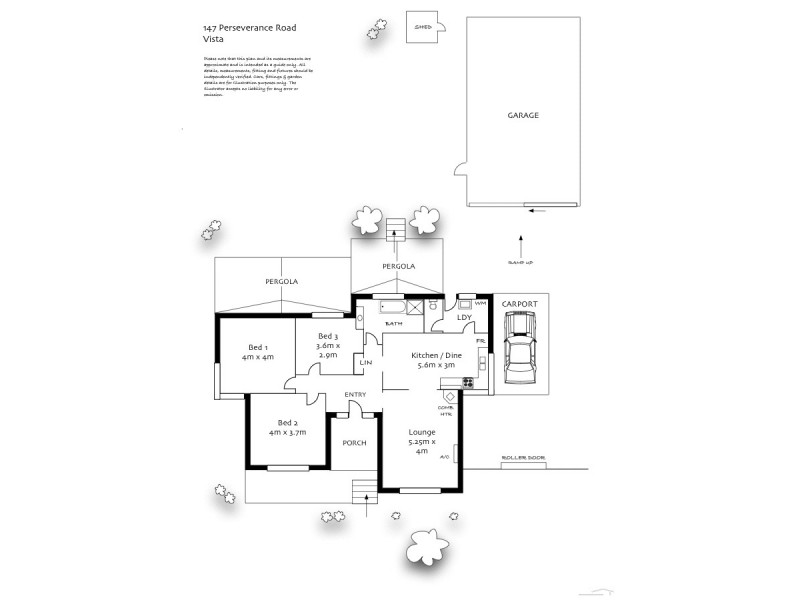 147 Perseverance Road, Vista SA 5091 Floorplan