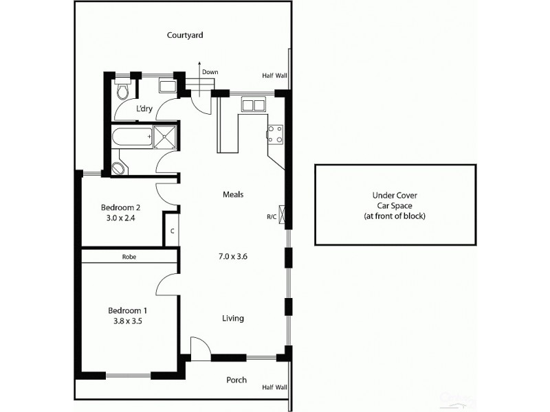 1/1288 North East Road, Tea Tree Gully SA 5091 Floorplan