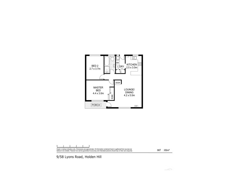 9/58 Lyons Road, Holden Hill SA 5088 Floorplan