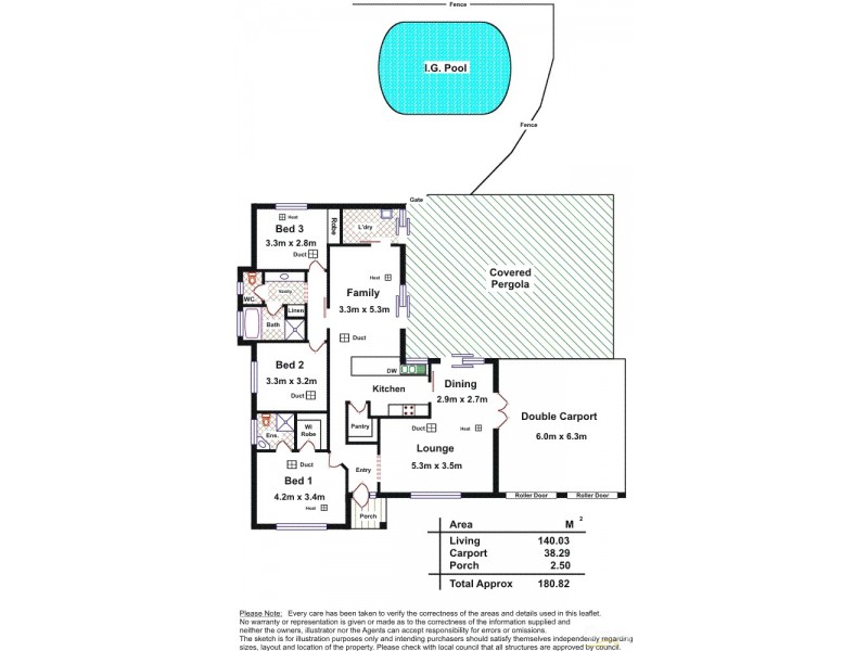 3 Rosebank Crescent, Hillbank SA 5112 Floorplan