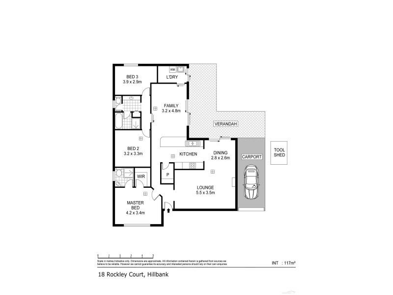 18 Rockley Court, Hillbank SA 5112 Floorplan