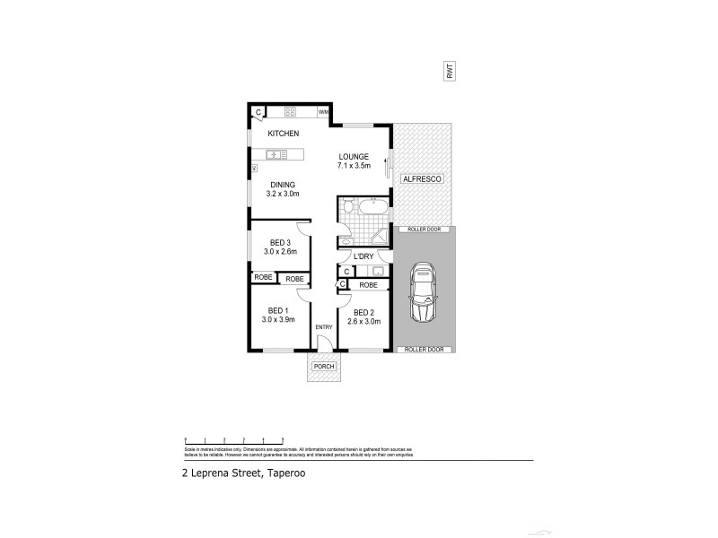2 Leprena Street, Taperoo SA 5017 Floorplan