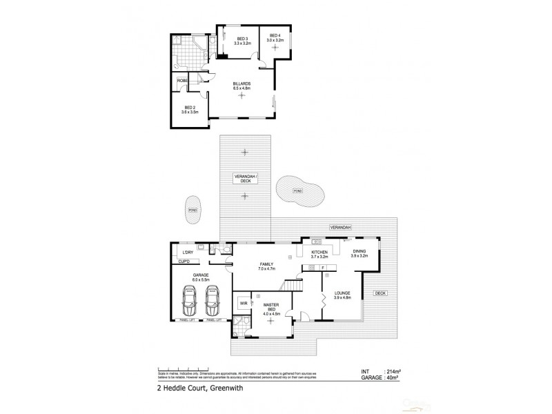 2 Heddle Court, Greenwith SA 5125 Floorplan