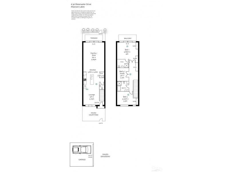 6/36 Shearwater Drive, Mawson Lakes SA 5095 Floorplan