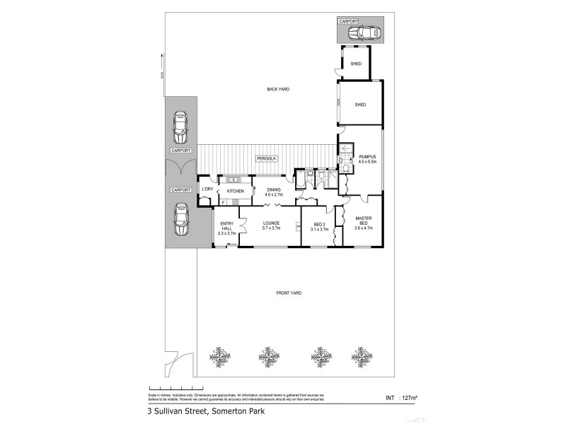 3 Sullivan Street, Somerton Park SA 5044 Floorplan