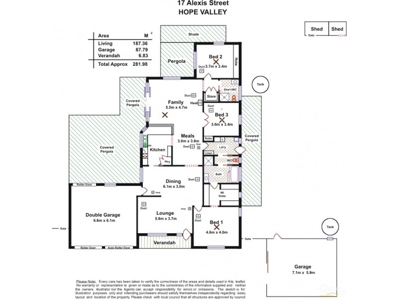 17 Alexis Street, Hope Valley SA 5090 Floorplan