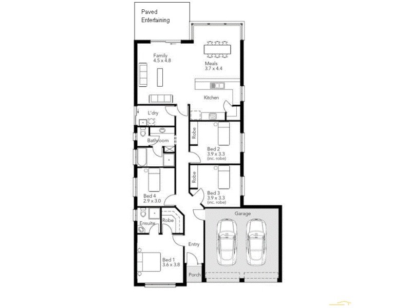 184 President Avenue, Andrews Farm SA 5114 Floorplan