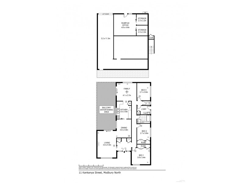 11 Kankanya Street, Modbury North SA 5092 Floorplan