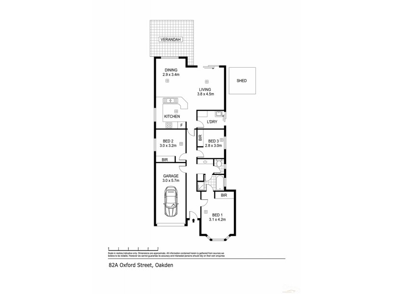 82a Oxford Street, Oakden SA 5086 Floorplan