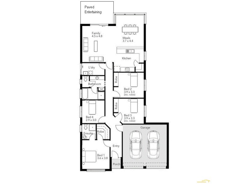 184 President Avenue, Andrews Farm SA 5114 Floorplan