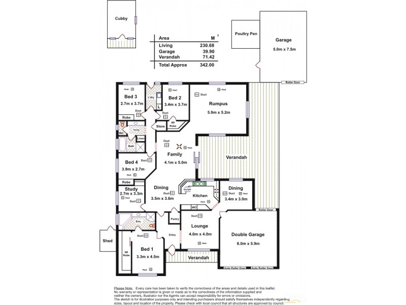 13 Braemore Terrace, Blakeview SA 5114 Floorplan