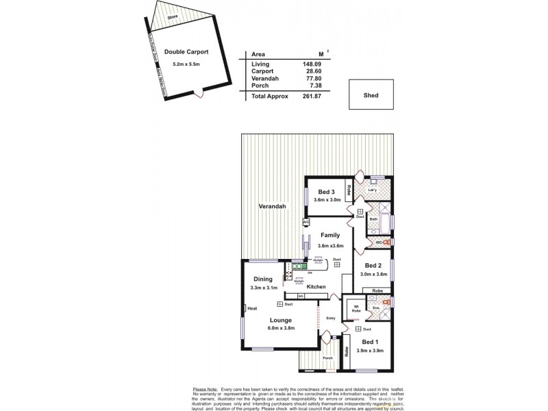 15 Portmarnock Street, Fairview Park SA 5126 Floorplan