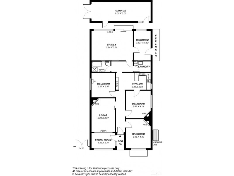 665 Torrens Road, Cheltenham SA 5014 Floorplan