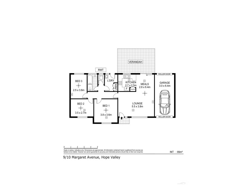 9/10 Margaret Avenue, Hope Valley SA 5090 Floorplan