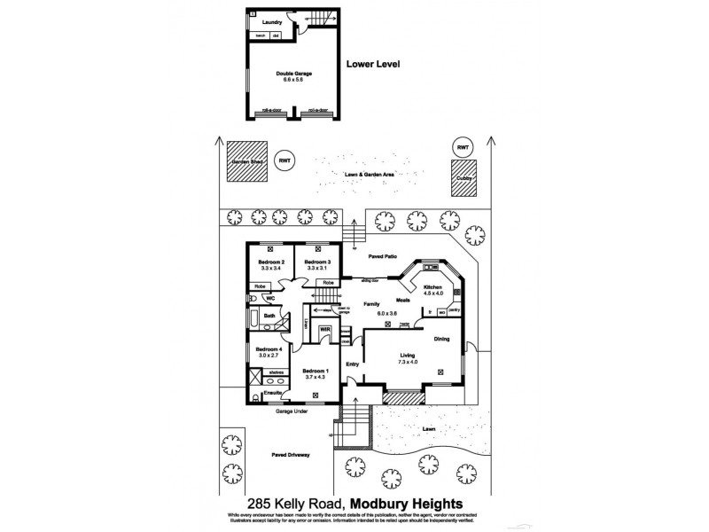 285 Kelly Road, Modbury Heights SA 5092 Floorplan