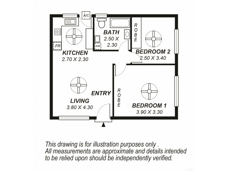 1/23- 25 Norma Street, Mile End SA 5031 Floorplan