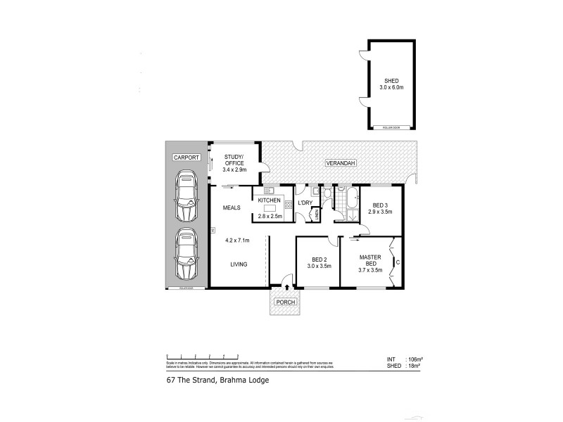 67 The Strand, Brahma Lodge SA 5109 Floorplan