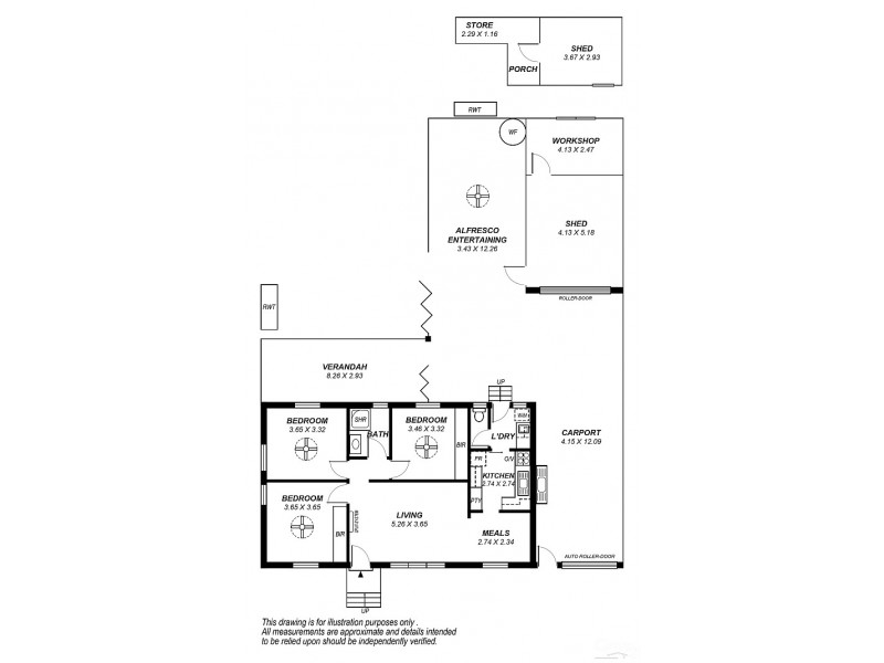 23 Telford Road, Ingle Farm SA 5098 Floorplan