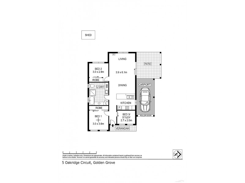 5 Oakridge Circuit, Golden Grove SA 5125 Floorplan
