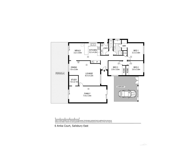 6 Anika Court, Salisbury East SA 5109 Floorplan
