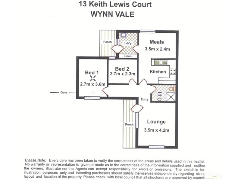 13 Keith Lewis Court, Wynn Vale SA 5127 Floorplan