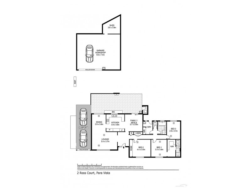 2 Ross Court, Para Vista SA 5093 Floorplan