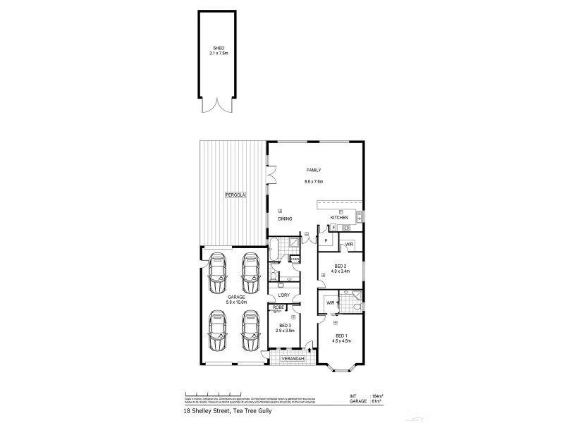 18 Shelley Street, Tea Tree Gully SA 5091 Floorplan
