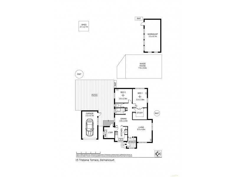 15 Tristania Terrace, Dernancourt SA 5075 Floorplan