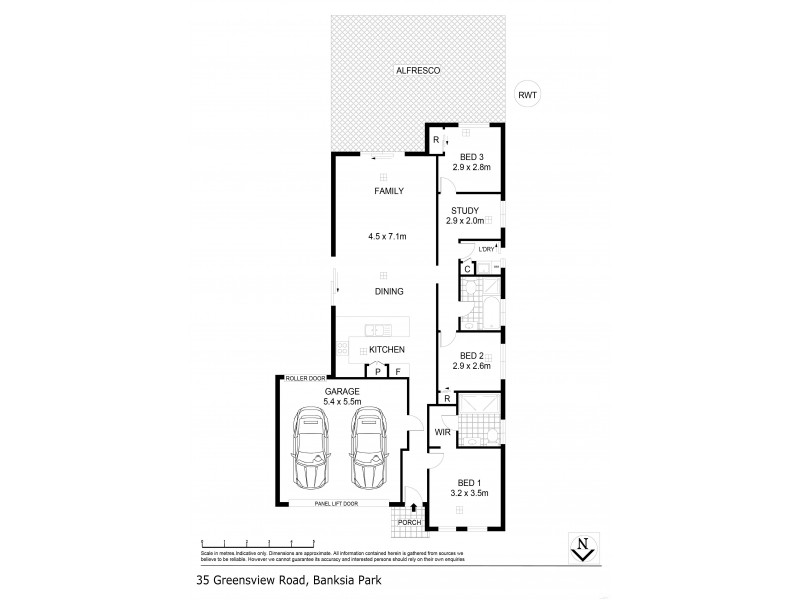 35 Greensview Road, Banksia Park SA 5091 Floorplan