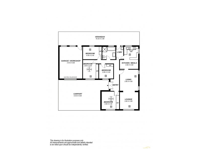3 Patricia Street, Ridgehaven SA 5097 Floorplan
