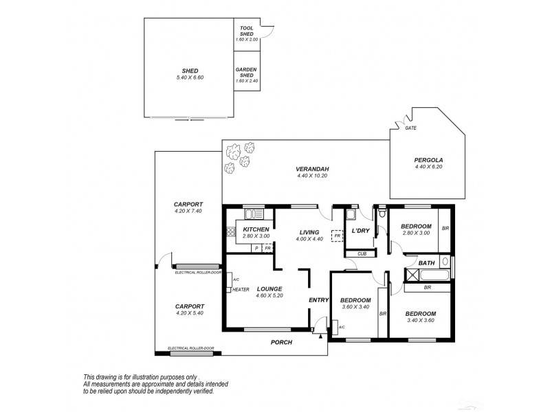 34 Hawke Street, Ridgehaven SA 5097 Floorplan