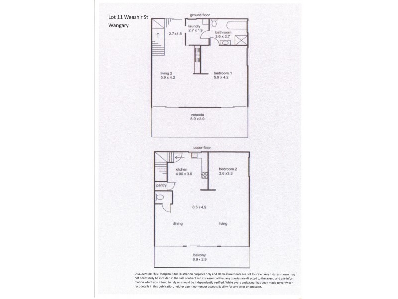 Lot 11 Weashir Street, Wangary SA 5607 Floorplan